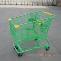 America Style Supermarkte Shopping Handle Trolley Handcart